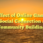 The effect of Online Gambling on Social Connection and Community Building