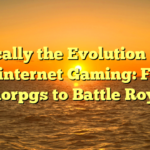 Typically the Evolution of On the internet Gaming: From Mmorpgs to Battle Royale